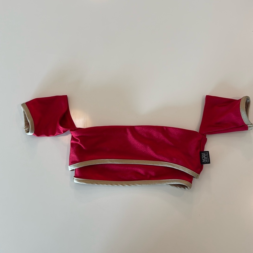 Tiger Friday Child Small Ruby Radiance Mimi Crop Top